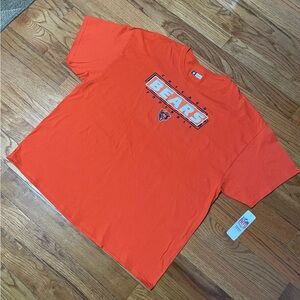 Men’s Chicago Bears Orange Short Sleeve Shirt NFL 100% Cotton Size 3XL NEW